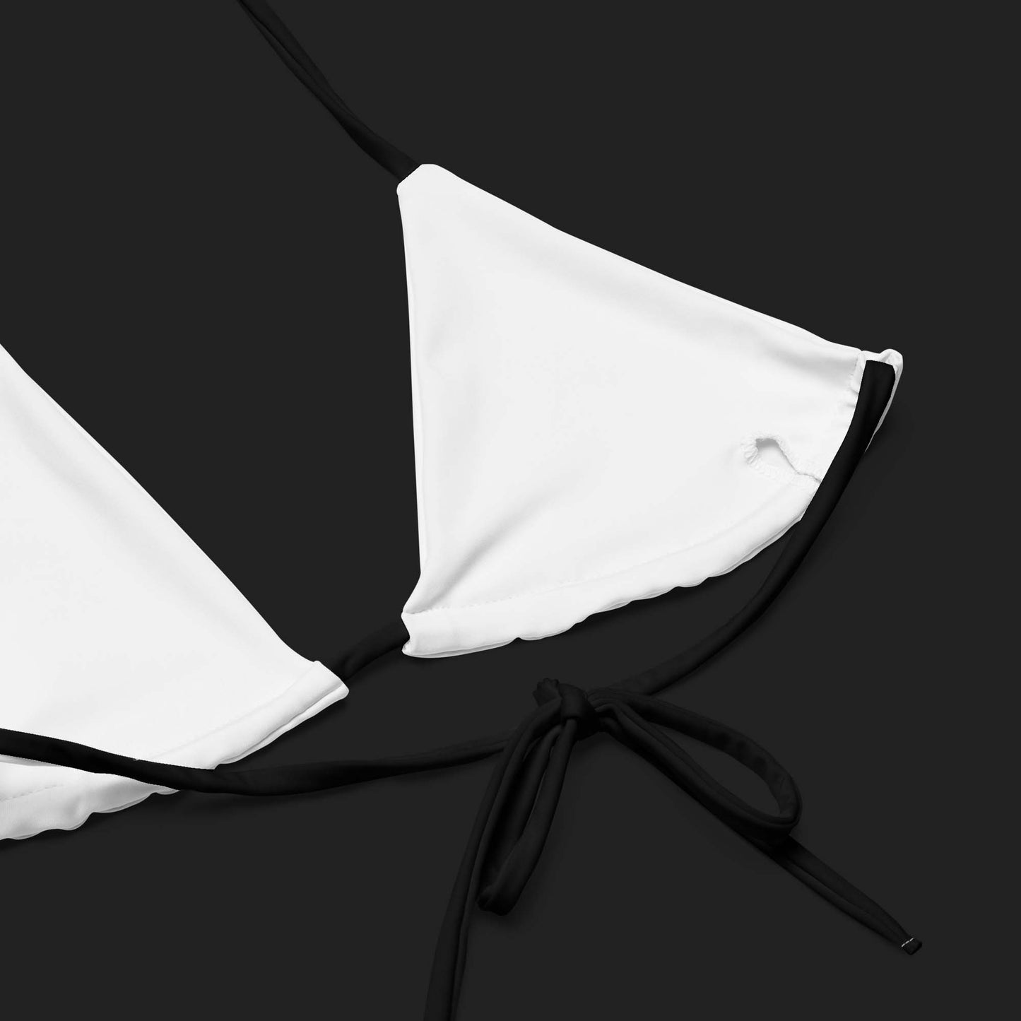 "Inner Product" Recycled String Bikini Top ♻️