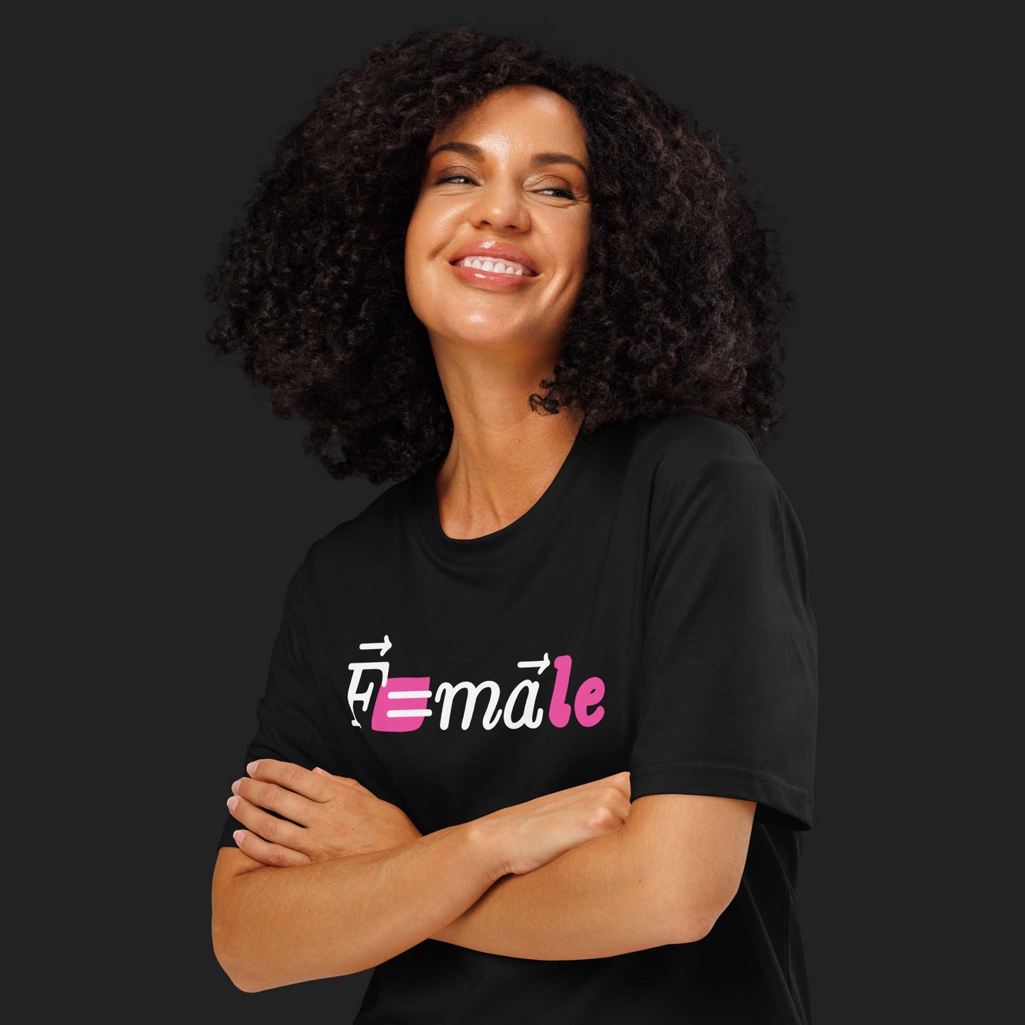 "Force is F=male" unisex organic cotton t-shirt 🌿