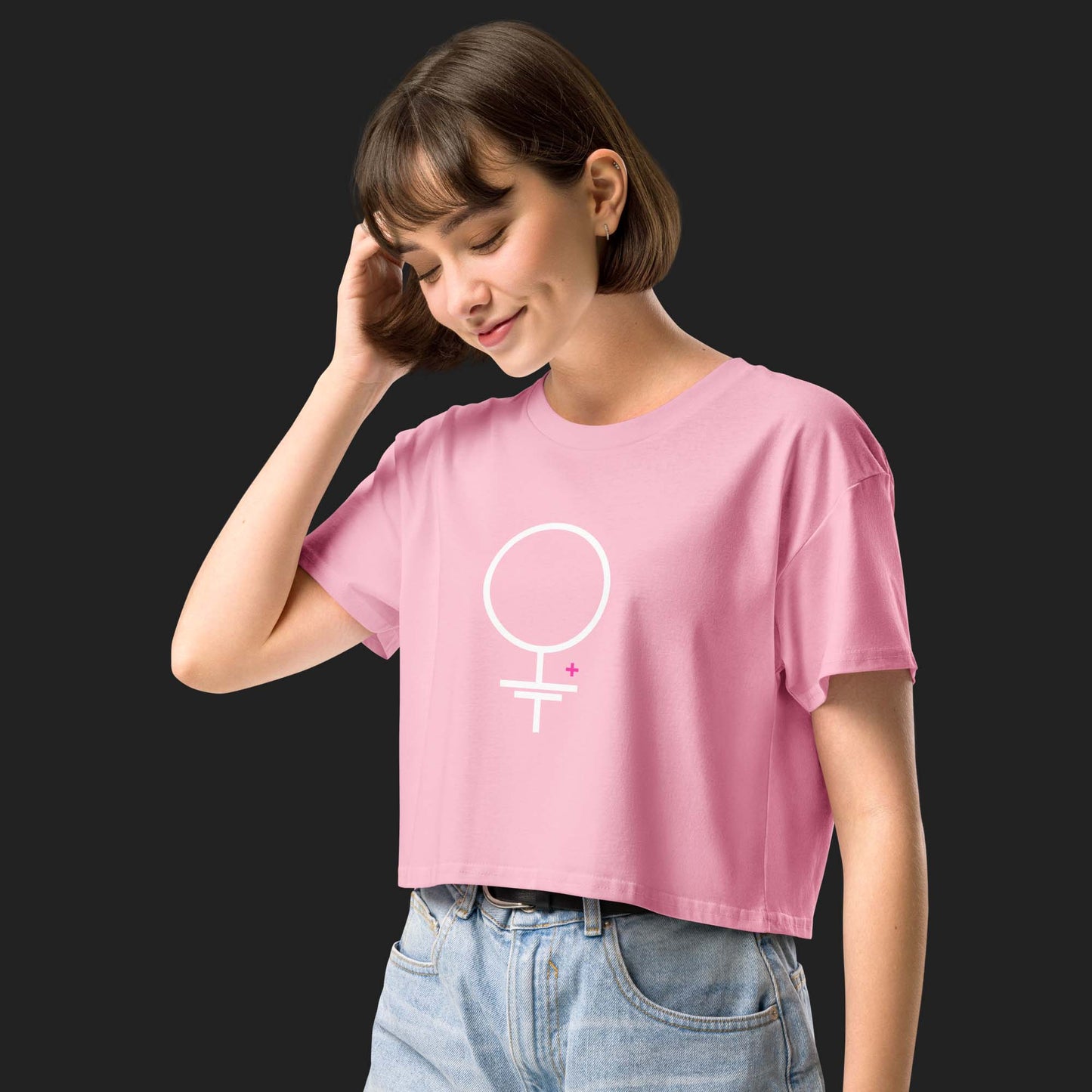 "Female Energy" Crop Top