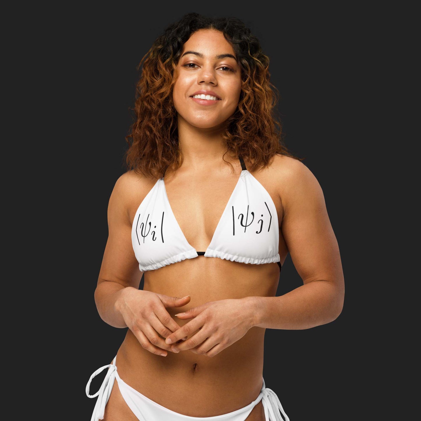 "Inner Product" Recycled String Bikini Top ♻️